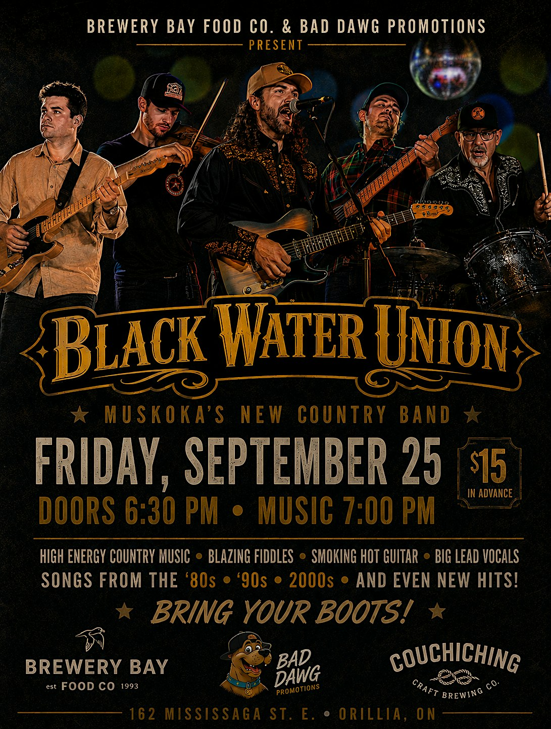 Black Water Union @ Brewery Bay Food Co. | Brewery Bay Food Co