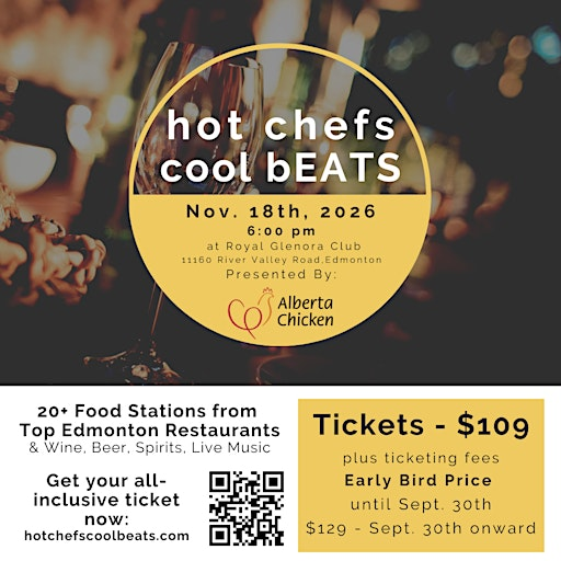 Hot Chefs Cool bEATS - November 2026 | Royal Glenora Club