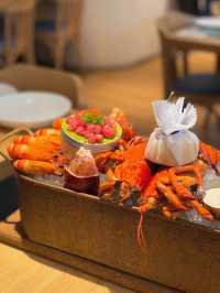 【中環｜藍白色風格💙🤍高質海鮮Brunch Set🦞🦐】