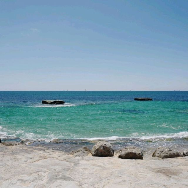 리스본 여행 중 들린 멋진 해수욕장 Estoril Tamariz Beach