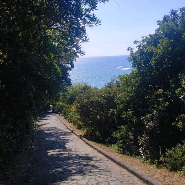 제주도 서귀포에 있는 중문색달 해수욕장을 가보자