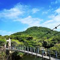 基隆之美-情人湖公園、環湖步道和美麗的吊橋！