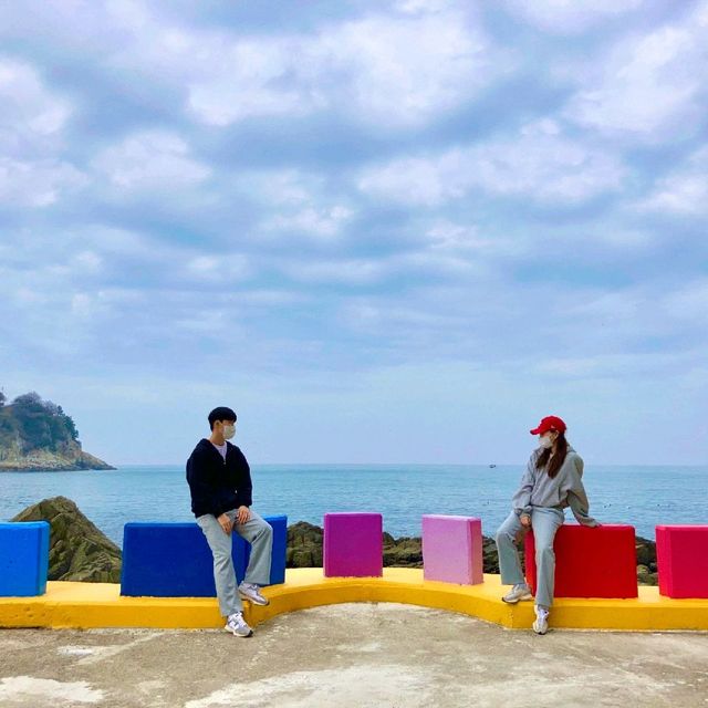 거제여행, 장승포 무지개 해안도로 산책로 🌈 