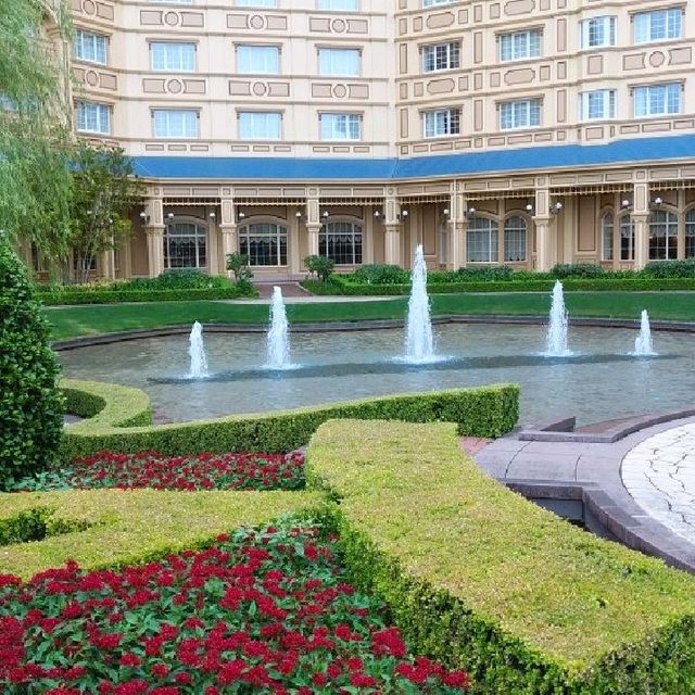 東京ディズニーランドホテル宿泊者限定の美しい庭