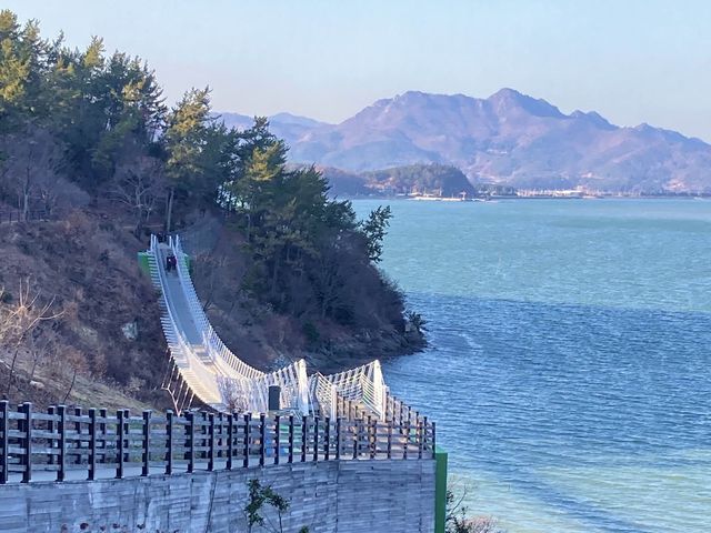 액티비티 가득한 강진 가우도의 '가우도 출렁다리'