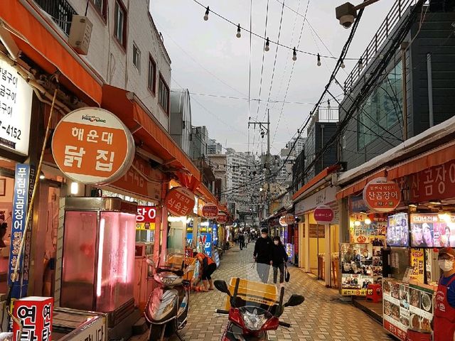 먹거리가 가득찬 해운대 전통시장 나들이