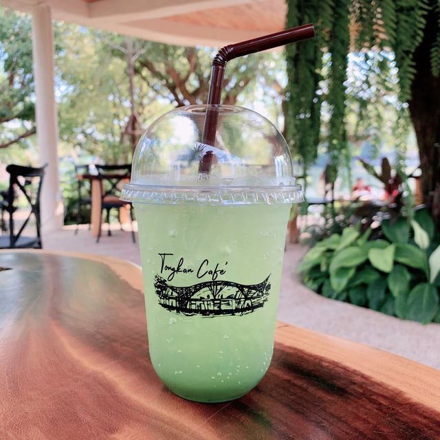 Balinese Garden River View Cafe in Kanchanaburi 🌿