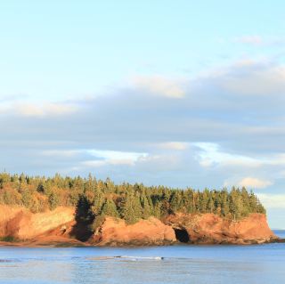 The largest tide in the world - Bay of Fundy, Canada