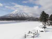 日本北海道羊蹄山