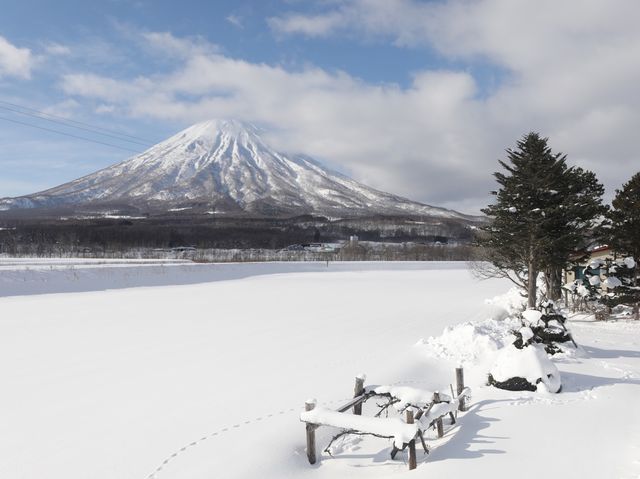 日本北海道羊蹄山