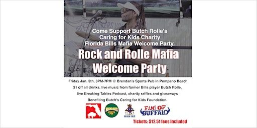 Rock and Rolle Bills Mafia Florida Welcome Party | Brendan's Sports Pub, Federal Highway, Pompano Beach, FL, USA