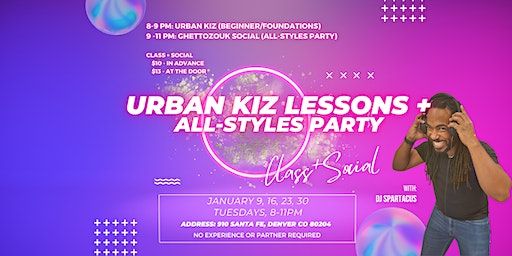 Urban Kiz Lessons + All-Styles Party | 910 Santa Fe Dr