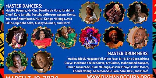 Collage des Cultures Africaines Dance and Drum Conference & Performance | Oakland Technical High School Theater