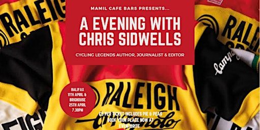 A Evening with Chris Sidwell - Cycling Legends | 26 Commercial St