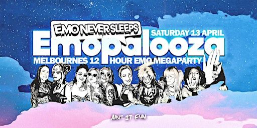 EMOPALOOZA - 12 HOUR EMO DAY PARTY | Royal Melbourne Hotel