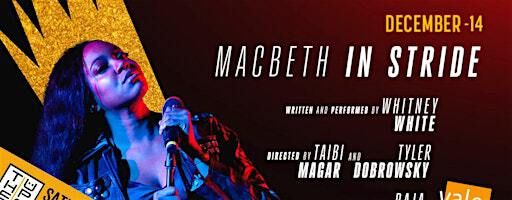 The UPN Presents Dinner,Theatre,& Discussions XVI: Macbeth in Stride | Yale Repertory Theatre