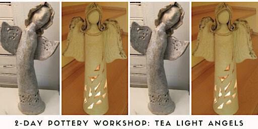 2-Day Pottery Workshop: Tea Light Angels | Atlantic Beach Arts Market