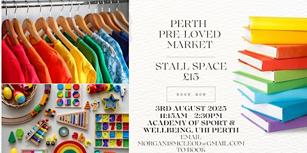 Perth Pre Loved Market Stall Space | Perth College Academy of Sport & Wellbeing