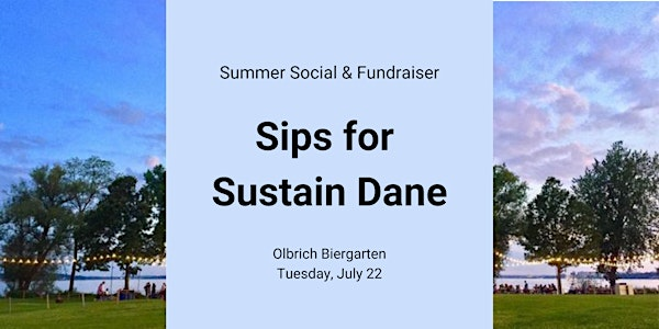 Summer Social: Sips for Sustain Dane 2025 | The Biergarten at Olbrich Park