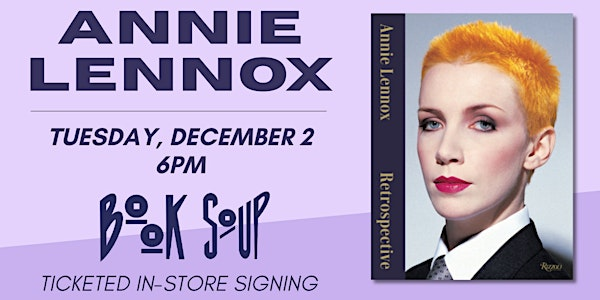 Annie Lennox signs  Retrospective | Book Soup
