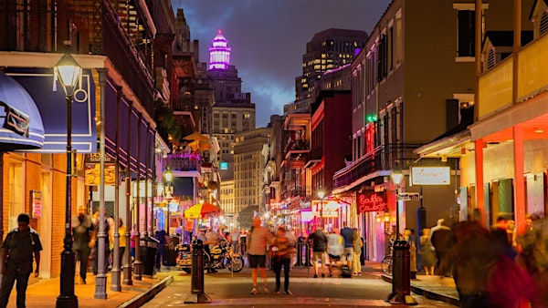 Wid NOLA Bash 2026 Welcome Event on Bourbon Street Balcony | Crowne Plaza New Orleans French Qtr - Astor