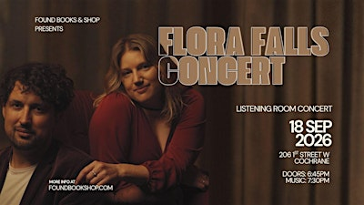 Flora Falls in Concert | Found Books & Shop