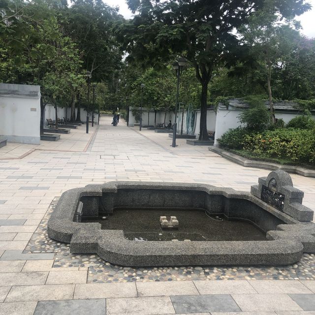 環境舒適嘅市鎮公園