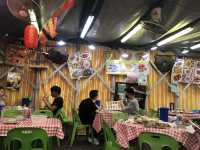 Affordable Seafood Dinner at Cheng Chau Seafront. 
