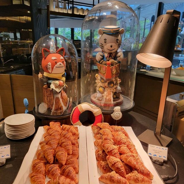 海洋公園萬豪酒店的自助早餐👍