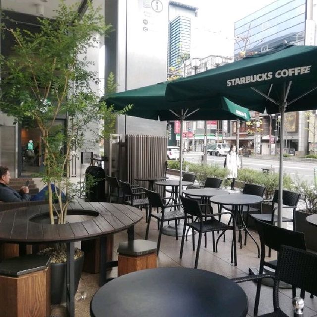 【京都】立地最高😃⤴️⤴️「STARBUCKS☕COFFEE 」京都タワーサンド店