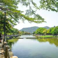 新竹關西 牛欄河親水公園+東安古橋 拍照優美