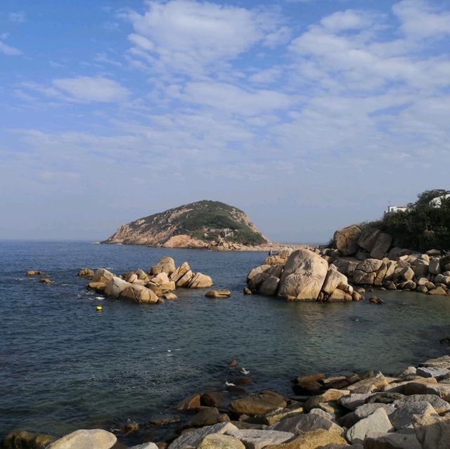石澳海灘、石澳村~馬卡龍色系的小屋