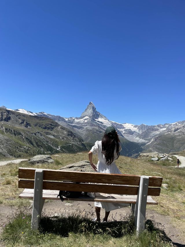 보고도 믿기지 않는 슈텔리제에서 바라본 마테호른⛰️