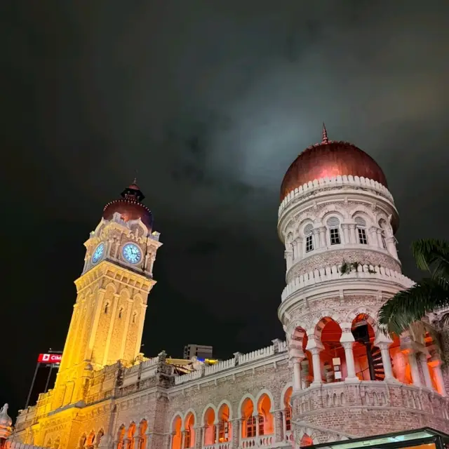 Masjid Jamek night view