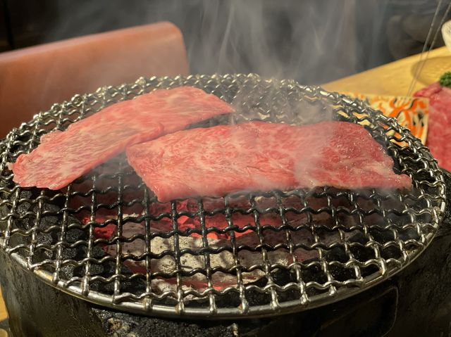 赤坂　肉兵衛本店にて松坂牛の肉ケーキでサプライズ🎁✨