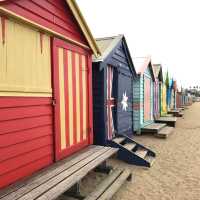 Colourful Beach Cabin, Undecided Heart