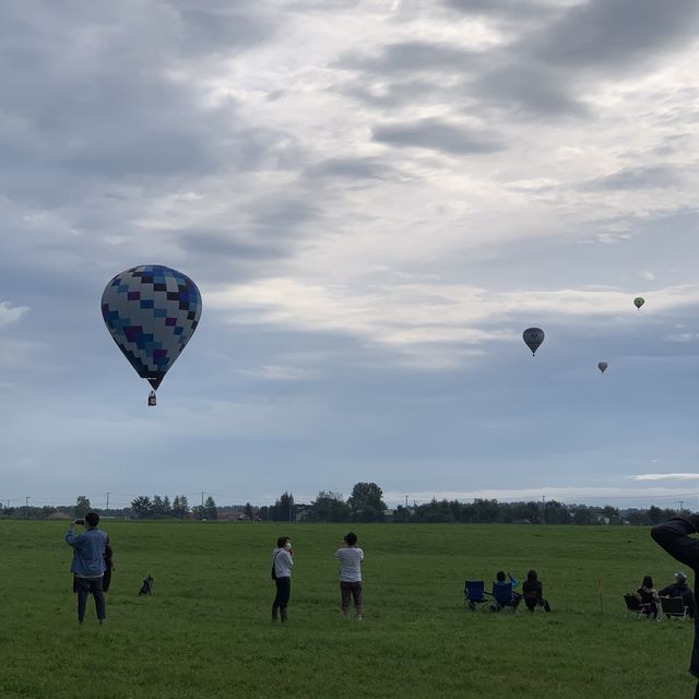 熱気球の競演😃北海道バルーンフェスティバル🎈