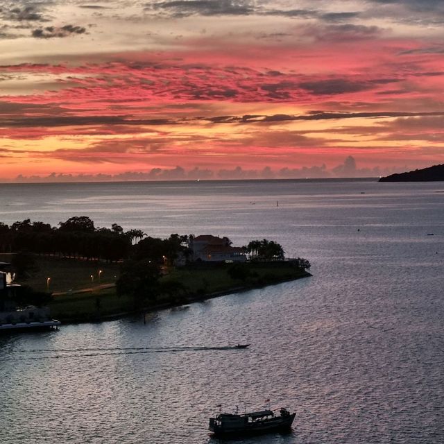 Sunset from Kota Kinabalu Marriott