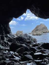 바다가 보이는 동굴뷰🖤경주 전촌해수욕장 사룡굴