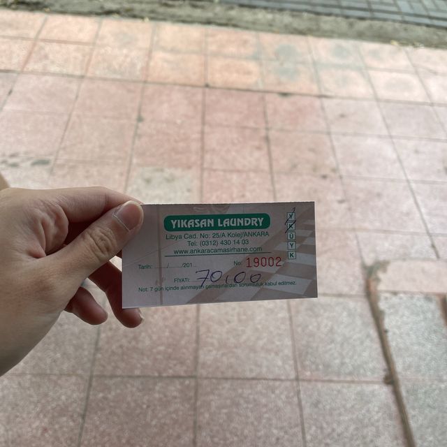 土耳其遊記 Ankara 市中心附近的洗衣店 超方便