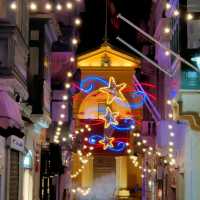 New Year's Eve in Valletta, Malta. 