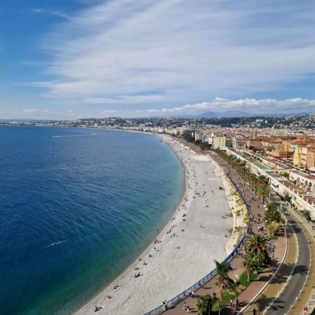 Beautiful Nice promenade 