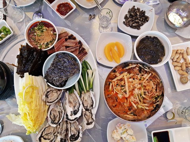 포항 영일대의 과메기와 물회 맛집, 조개2번지