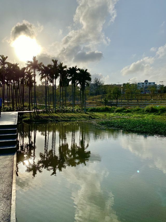 Beautiful park in Haikou 