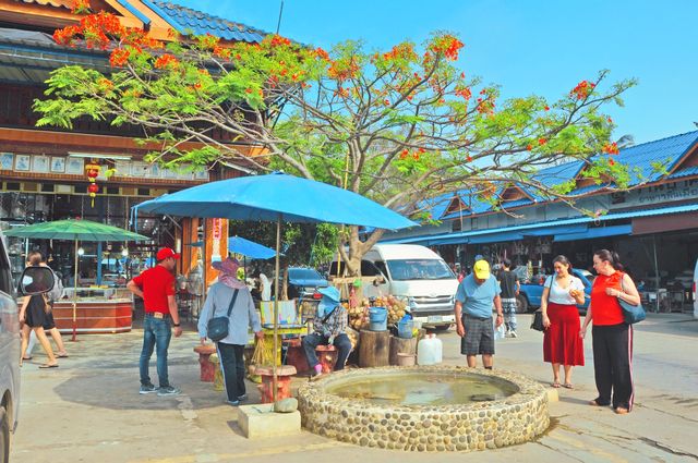 Thai tourism: Chiang Rai Hot Spring Square, soak in bubble hot springs and cook eggs.