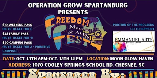 Freedom Music & Arts Festival 2023 (Chesnee) | Moon Glow Haven