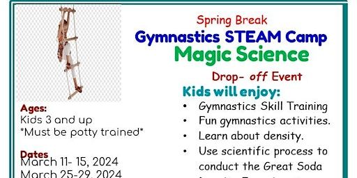 Spring Break Gymnastics Magic Science Camp | Tumbles Of Princeton