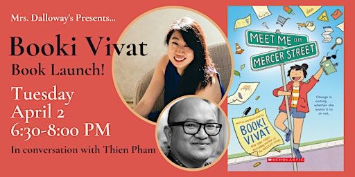 Booki Vivat In Store Launch For Her Graphic Novel MEET ME ON MERCER STREET | Mrs Dalloway's