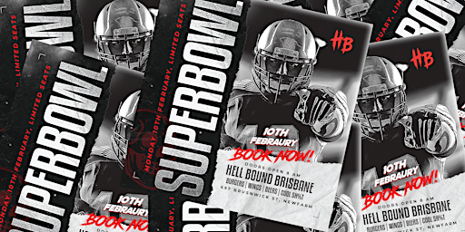 Super Bowl 2025 - Watch Party @ Hell Bound Brisbane | HellBound Brisbane