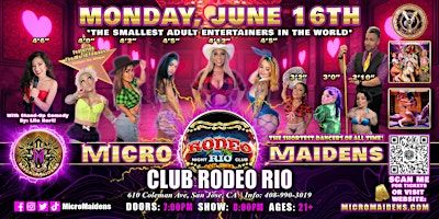 San Jose, CA - Micro Maidens Dwarf Dancers @ Club Rodeo Rio | 610 Coleman Ave